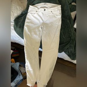 PAIGE denim white fitted jeans